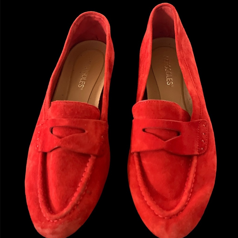 Tomato Red Aerosoles Loafer, size 8